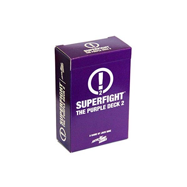 Superfight Purple Deck 2: 100 New Scenario Cards for The Game of Absurd Arguments, for Kids Teen and Adults, 3 or More