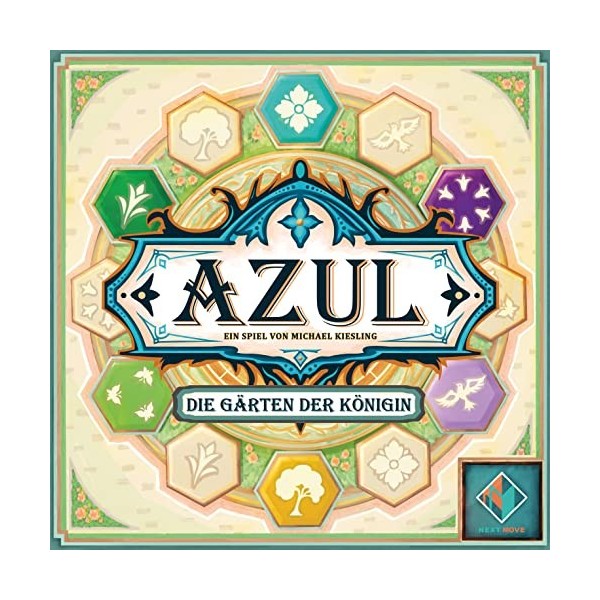 Next Move Games | Azul – Les Jardins de la Reine | Jeu Familial | 2-4 Joueurs | À partir de 10 Ans | 45-60 Minutes | Allemand