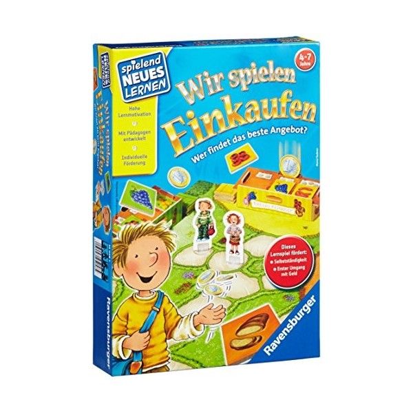 Ravensburger - Jeu de société allemand - Faisons les courses