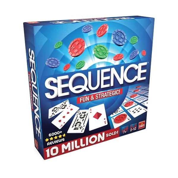 Sequence - Jeux de société enfants - A partir de 7 Ans - Jeu de Stratégie - Jeu De Cartes - 2 à 12 joueurs