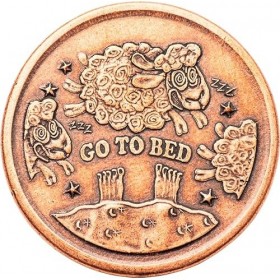 One More Game / Go to Bed Pièce de décision en cuivre