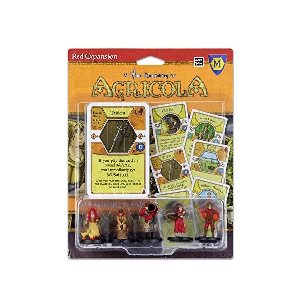 Mayfair Games Europe MFG72870 Agricola Game Expansion 5 Figurines Rouge Multicolore