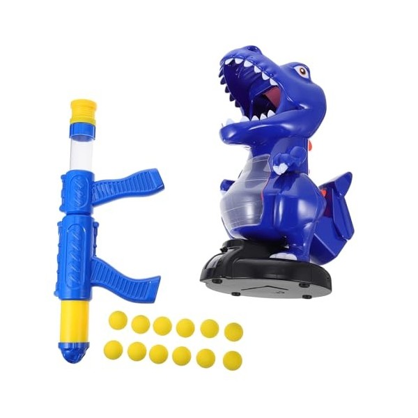 Amosfun 1 Ensemble Hit Me Duck Version Dinosaure Lanceur De Balle en Mousse Jouets De Dinosaure en Plein Air Cible De Notatio