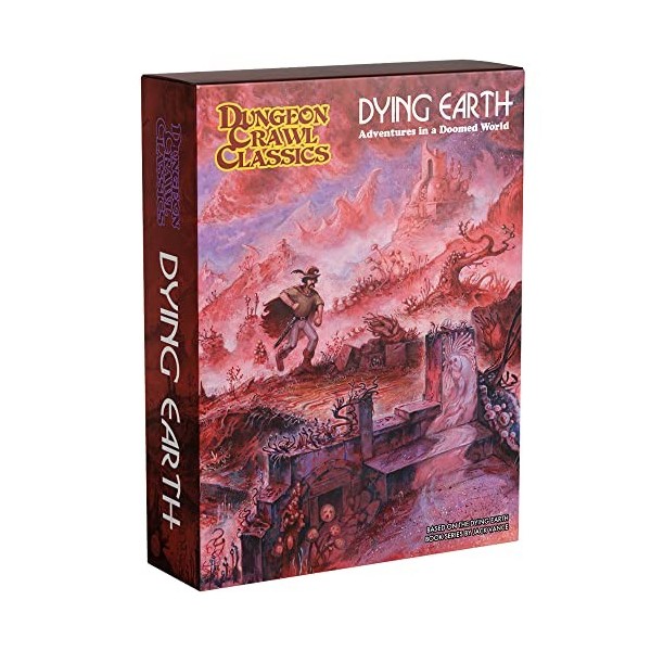 Dungeon Crawl Classics Dying Earth Dungeon Crawl Classics : Dying Earth Coffret – Contient 3 livres de RPG, carte, aventures 