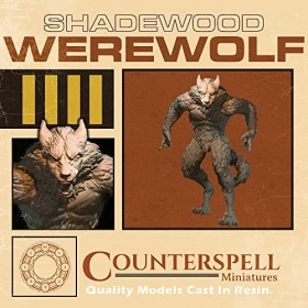 DUNGEON CRAFT Figurines non peintes : Le loup-garou