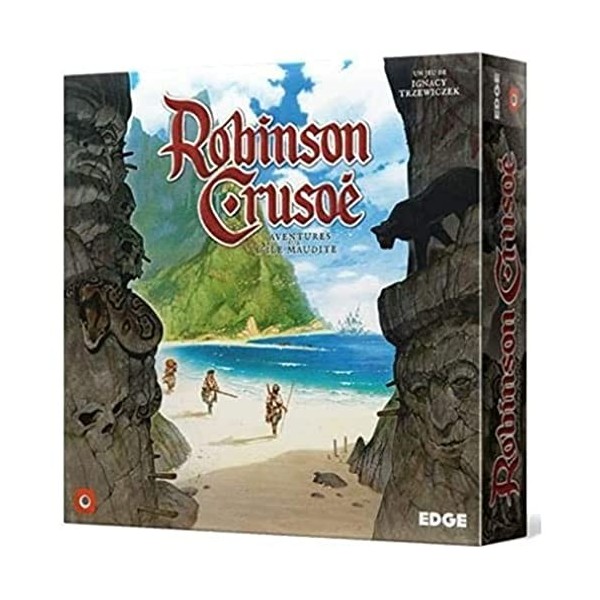 Asmodee Portal Games | Robinson Crusoé : Aventures sur lÎle Maudite | Jeu de société | Jeu de Plateau | A partir de 14 Ans |
