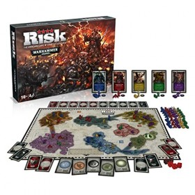 Warhammer Risk Jeu de société édition Anglaise Explorez Planet Vigilus et formez Votre armée et combattez Les orks et Les out