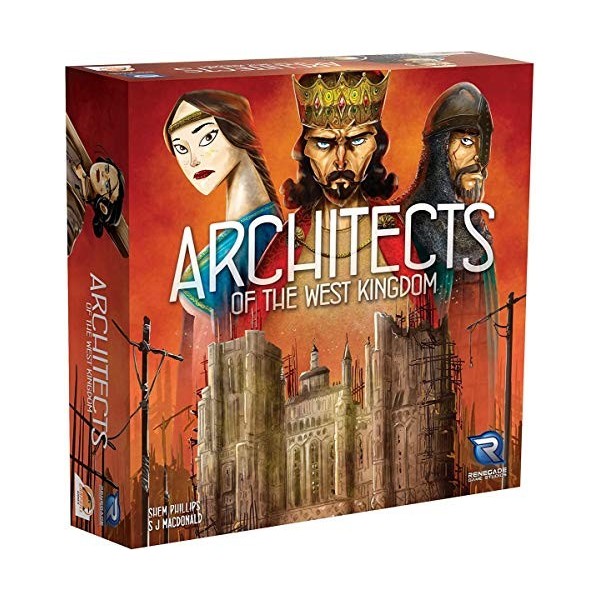 Renegade Game Studio , Architects of The West Kingdom , Board Game , Ages 12+ , 1 to 5 Players , 60 to 80 Minutes Playing Tim