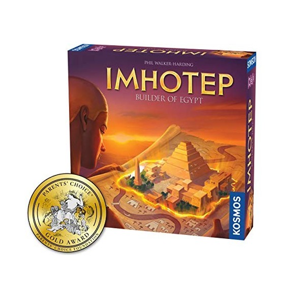 Thames & Kosmos, 692384, Imhotep - Builder of Egypt, Family Board Game by Thames and Kosmos, Toy of The Year Finalist, Parent