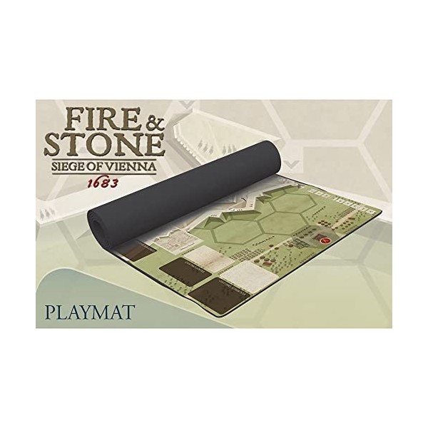 Capstone Games Fire & Stone : Siège de Vienne 1683 - Tapis de jeu - Accessoire