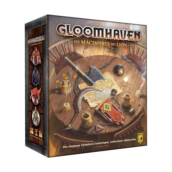 Cephalofair Games - Asmodee - Gloomhaven - Les Mâchoires du Lion - Jeux de société - Jeux de stratégie coopératif - A partir 