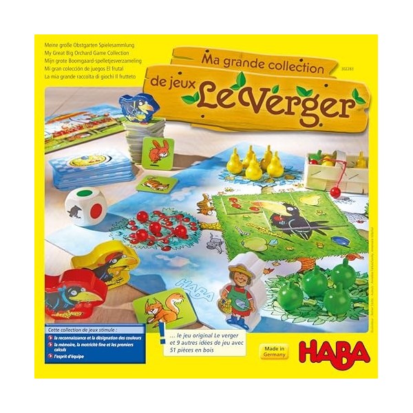 HABA - Ma grande collection de jeux Le verger, 302283