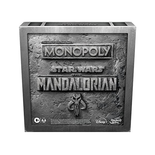 Star Wars The Mandalorian - Monopoly Unisexe Jeu de Société Standard, Plastique,