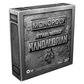 Star Wars The Mandalorian - Monopoly Unisexe Jeu de Société Standard, Plastique,