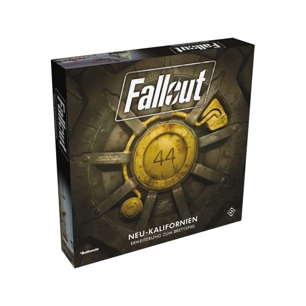 Fantasy Flight Games | Fallout – Nouvelle-Californie | Extension | Jeu dexperts | Jeu de stratégie | 1-4 Joueurs | À partir 