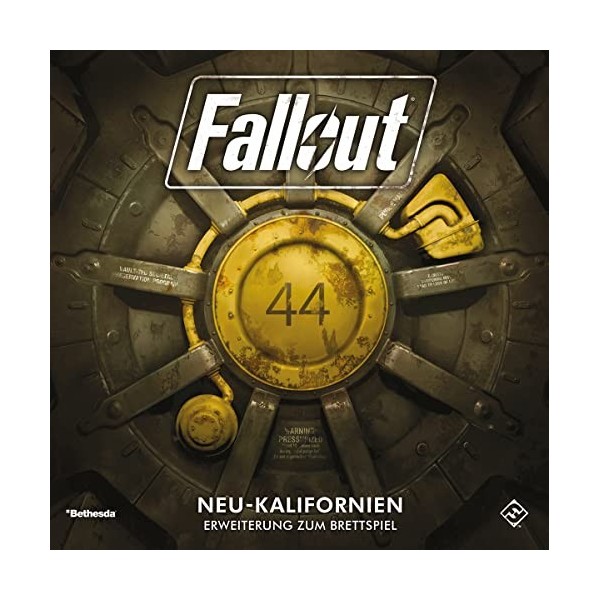 Fantasy Flight Games | Fallout – Nouvelle-Californie | Extension | Jeu dexperts | Jeu de stratégie | 1-4 Joueurs | À partir 