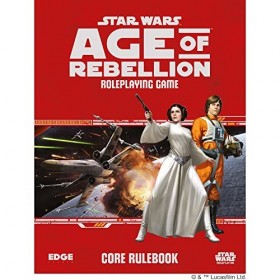Edge Star Wars Age of Rebellion RPG : Core Rulebook, RPG, 12 Ans et Plus, 2-4 Joueurs