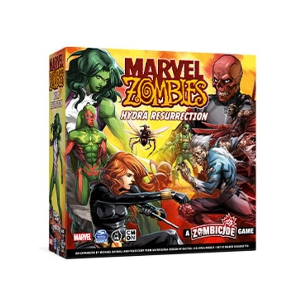 Marvel Zombies Hydra Resurrection Expansion – Jeu de société de stratégie, jeu coopératif pour enfants et adultes, jeu de soc