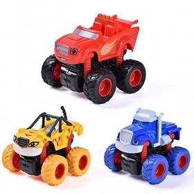 Monster Machine Vehicle Set de 4 pièces Véhicules de camion Jouet de voiture de course