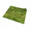 PLAYMATS- Tanks Bataille, Jeu, Tapis en Caoutchouc, A002-R-tanks, Herbe héroïque, 36" x 36" / 91,5 cm x 91,5 cm