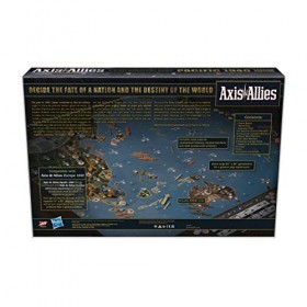Hasbro Gaming Avalon Hill Axis & Allies Pacific 1940 Second Edition WWII Strategy Board Game, with Extra Large Gameboard, Age