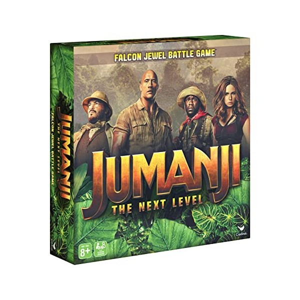 Cardinal Games Jumanji 3 The Next Level, Falcon Jewel Jeu de société pour Enfants, familles et Adultes