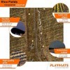 PLAYMATS- Tanks Bataille, Jeu, Tapis en Caoutchouc, A022-R-tanks, Rice Fields, 36" x 36" / 91,5 cm x 91,5 cm