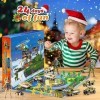 Tsokize Calendrier de Lavent 2023, Cadeau de Noel Enfant Figurine Militaire Jouet Enfant 2 3 4 5 6 7 8 Ans Garçon Petite Voi