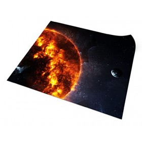 PLAYMATS- Halo: Fleet Wars Bataille, Jeu, Tapis en Caoutchouc, A039-R-halo, Exterminatus, 36" x 36" / 91,5 cm x 91,5 cm