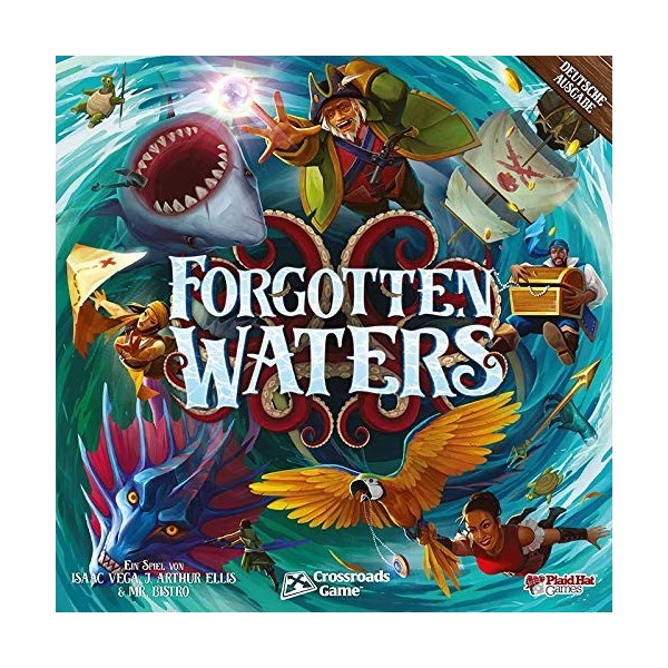 Forgotten Waters, Brettspiel DE , für 3-7 Spieler, ab 14 Jahren