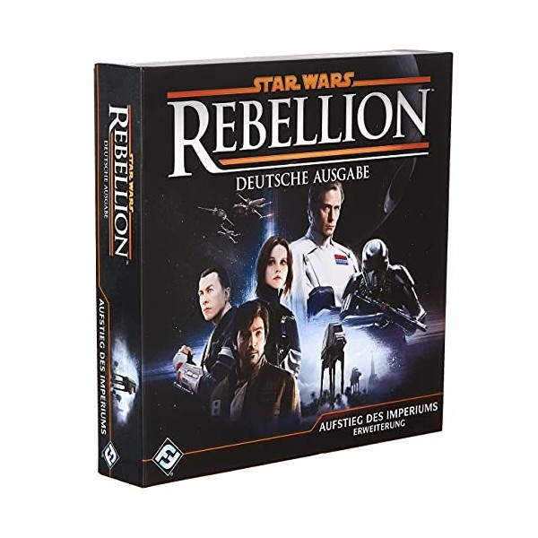 Asmodee | Fantasy Flight Games | Star Wars : Rébellion - Montée de lempire | Extension | Jeu dexperts | Jeu de société | 2 