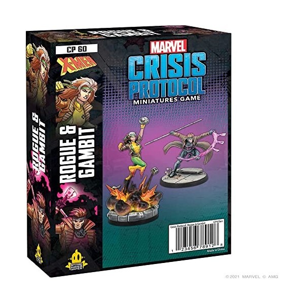 Marvel Crisis Protocol Miniatures Game X-Men Rogue & Gambit Character Pack