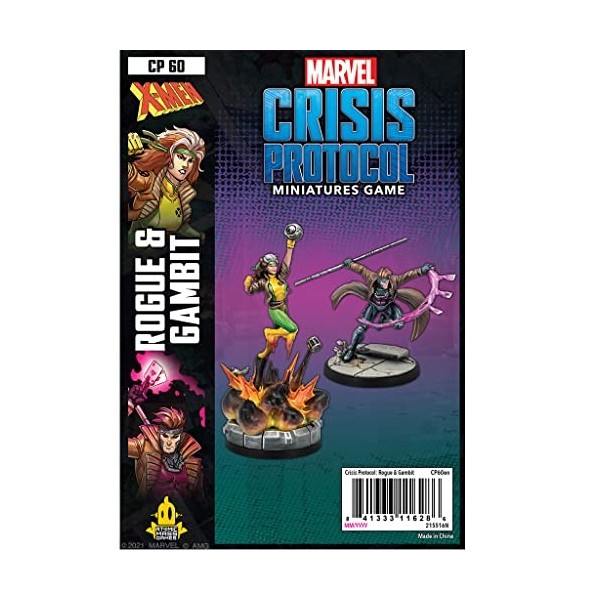 Marvel Crisis Protocol Miniatures Game X-Men Rogue & Gambit Character Pack