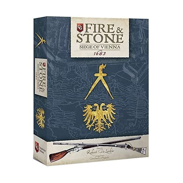 Capstone Games Fire & Stone: Siege of Vienna 1683 - Jeu de société historique,, À partir de 14 ans, 2 joueurs, 60 min