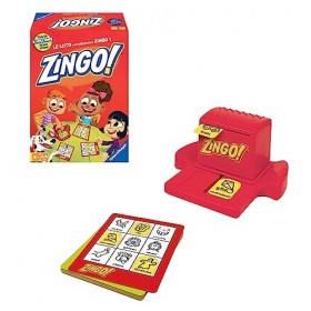 Ravensburger – Zingo - Jeu de rapidité - Loto Moderne - 2 Niveaux de difficulté - Enfant et Parents - 2 à 6 Joueurs à partir 