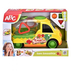 Dickie - ABC Sam Smoothie - Véhicule sur Le Thème du Fruit - 30cm - Motricité - 3 Fruits Inclus - Dès 12 Mois - 204115007