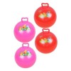 ibasenice 20 Pièces Pat The Ball Balle Rebondissante pour Enfants Jouet Gonflable Puzzle Jouets Enfants Trémie Jouet Gonflabl