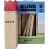 Bex Kubb Viking Original Rode Koning - Rubberhout