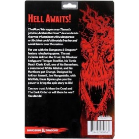 WizKids D&D Icons of The Realms Figure Pack: Descent Into Avernus - Arkhan The Cruel & The Dark Order, DND Miniatures