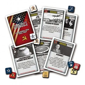 Devir Twilight Struggle, Jeu de société stratégique, BGTWIST, Multicolore, Talla Unica