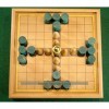 Tablut, Viking Tafl Board Game - Wooden Hnefatafl Game with 9x9 Board, Wooden Pieces and Hinged Cabinet Box Design