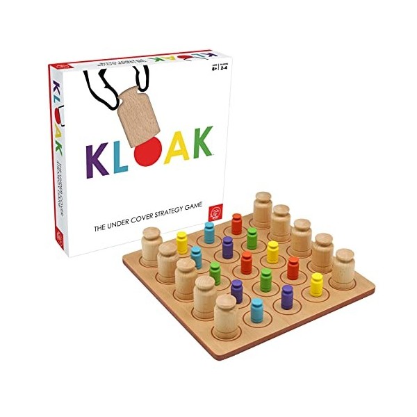 ROO GAMES Kloak – Jeu de société de stratégie pour Enfants et Adultes – À partir de 8 Ans – Kloak et Unkloak pour Obtenir Tro