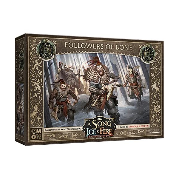 Cool Mini or Not - A Song of Ice and Fire : Free Folk Followers of Bone Unit Expansion - Miniature Game