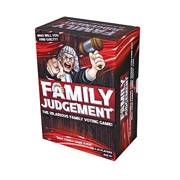 Family Judgement - Le jeu de vote familial hilarant ! Excellent jeu de société pour enfants et adultes