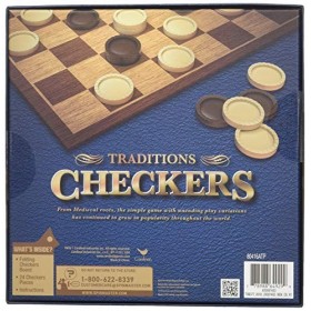 Checkers 33&nbsp;x 33&nbsp;cm Jeu de société en boîte - Version Anglaise