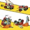 Mega Hot Wheels Jouet Construction Course Extrême Demo Derby Chocs Et Fracas Monster Truck, 1 Mini-Figurine Articulée Conduct