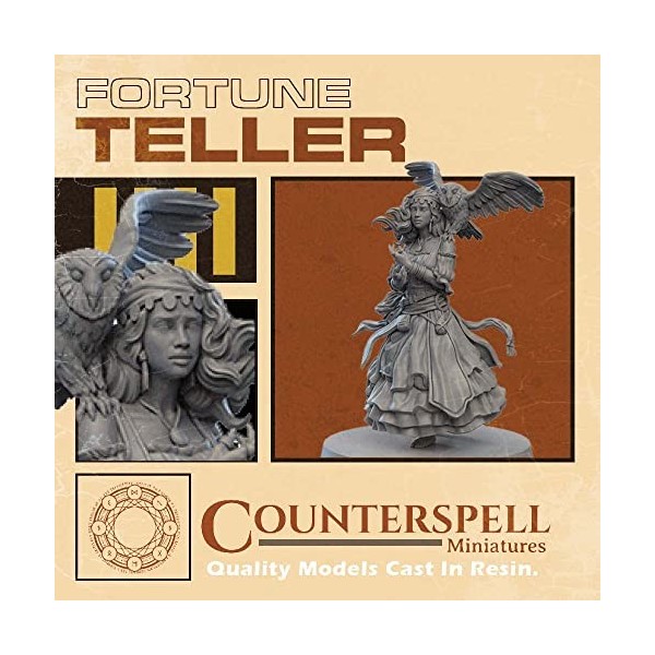 Dungeon Craft Miniatures non peintes : The Fortune Teller