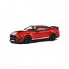 Solido- Ford Shelby Mustang GT500 Aucun Voiture Miniature de Collection, 4311502, Red, 1/43ème