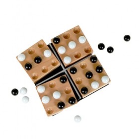 MARTINEX PENTAGO en Bois-Jeu de Plateau et de stratégie Aligner 5 Billes de sa Couleur pour Gagner-MA006, MA006, No