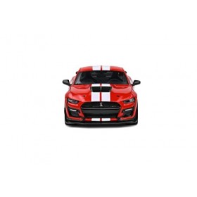 Solido- Ford Shelby Mustang GT500 Aucun Voiture Miniature de Collection, 4311502, Red, 1/43ème